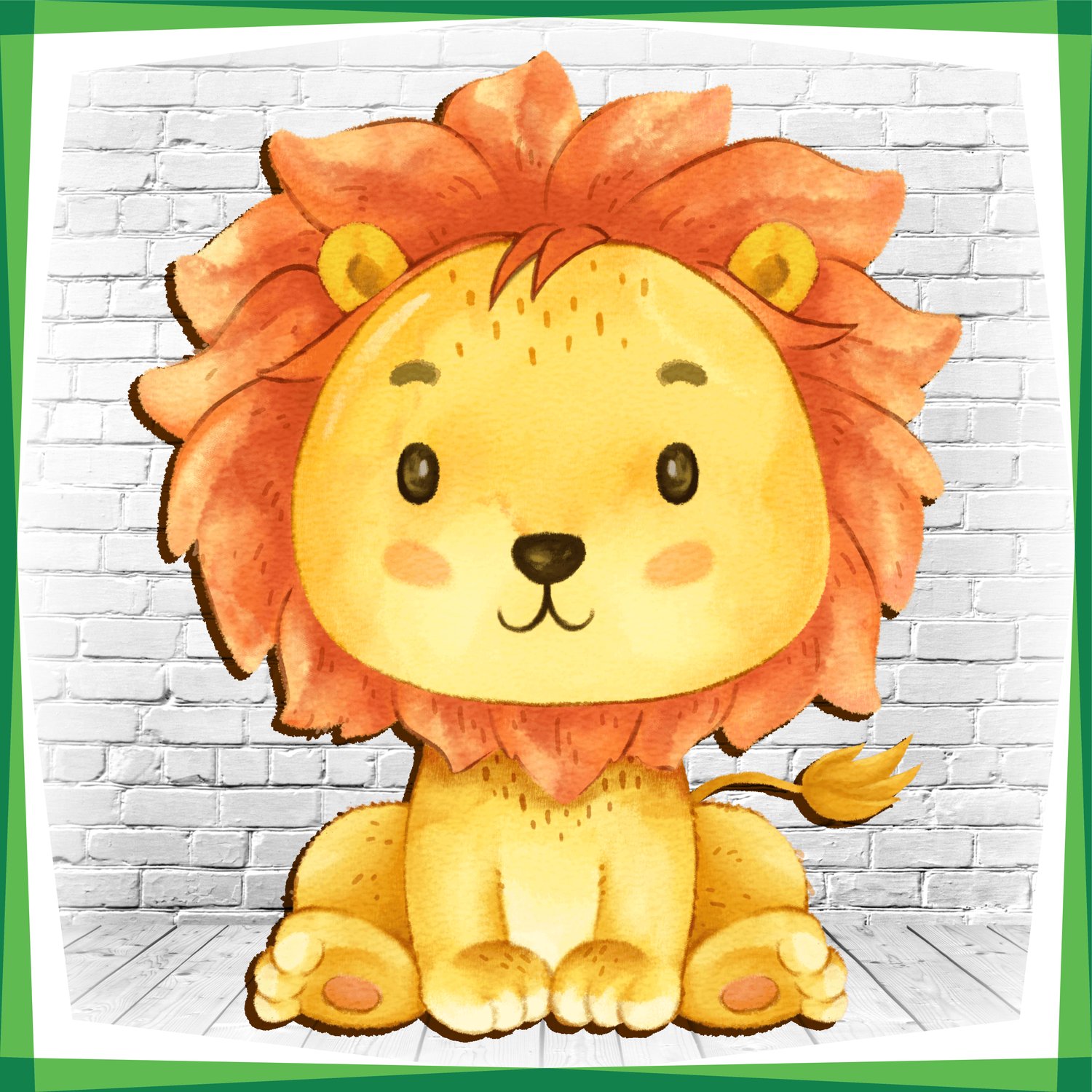 1 Display Placa Rei Leão Personalizada 80cm 3mm