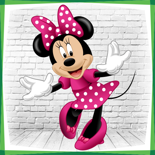 Display MDF Turma do Mickey: Minnie Alegre - Adecore Tecidos