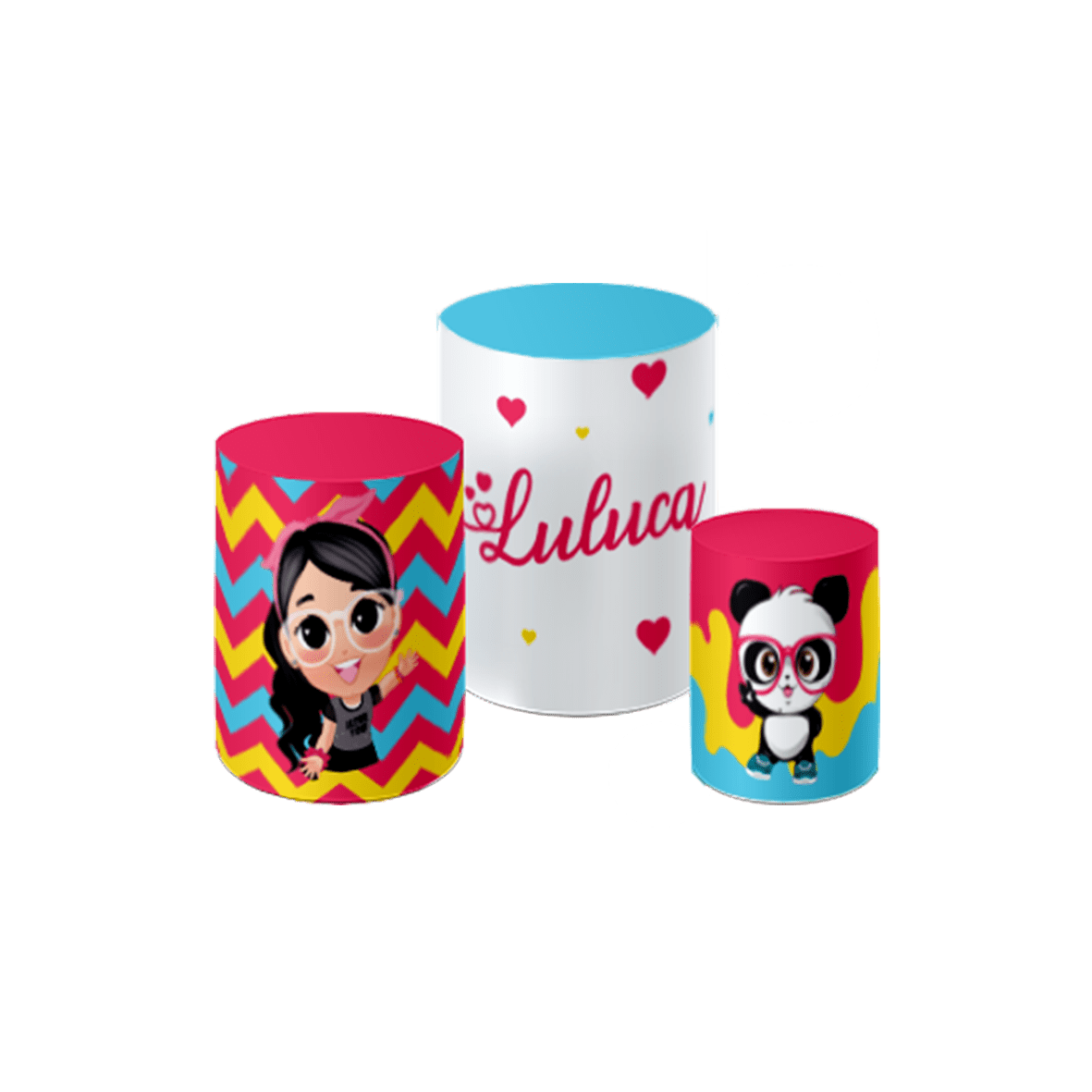 Festa Luluca para Imprimir - Display de Mesa Luluca 