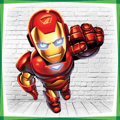 Display MDF Super-Heróis Mini Homem-de-ferro