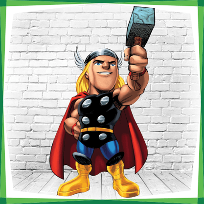 Display MDF Super-Heróis Mini Thor