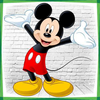 Display MDF Turma do Mickey: Mickey Saudando