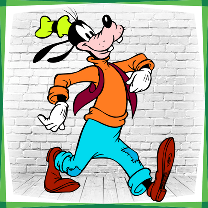 Display MDF Turma do Mickey: Pateta Andando