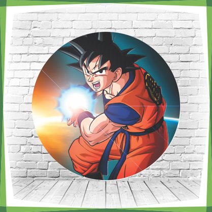 Painel Redondo Goku