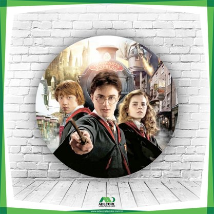 Painel Redondo Mundo Mágico De Harry Potter