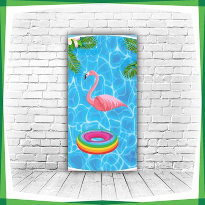 Lateral Reto Pool Party Flamingo