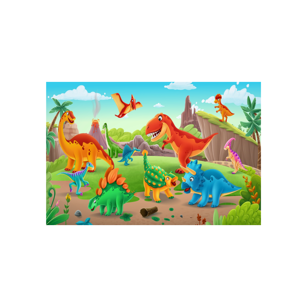 Dinossauro desenho realista