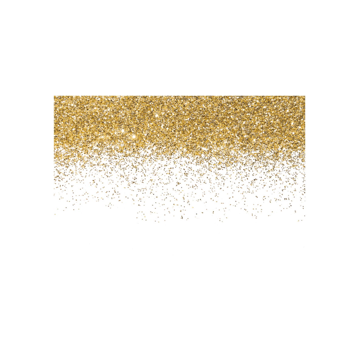 Painel Retangulo Glitter Dourado Fundo Branco - Adecore Tecidos