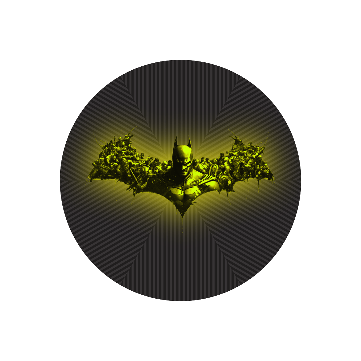 Painel Redondo Batman - Adecore Tecidos