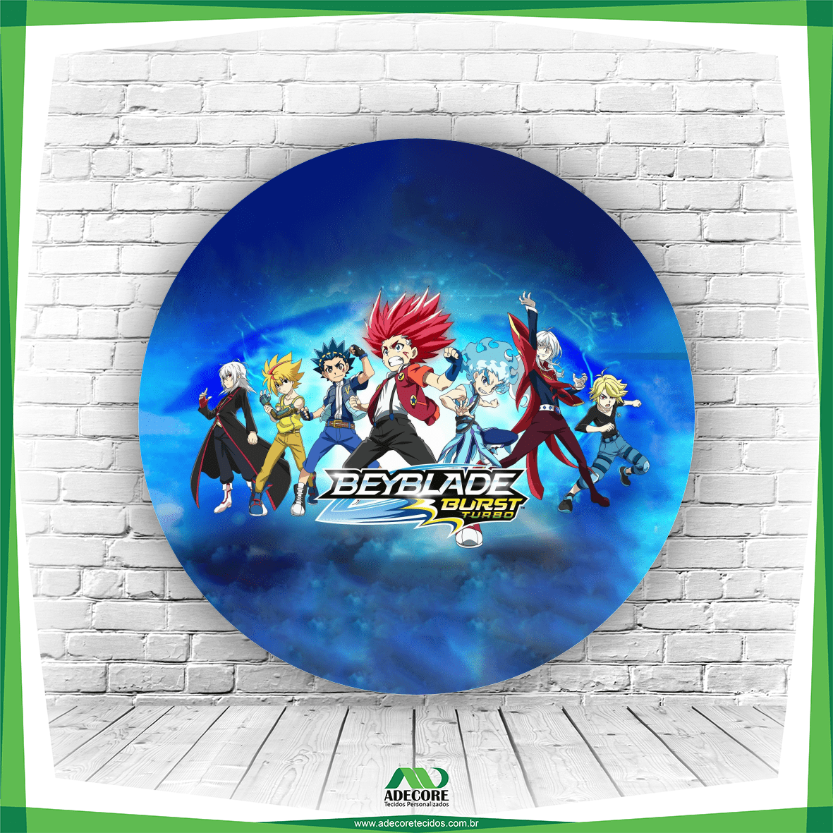 Painel Festa Tema Beyblade