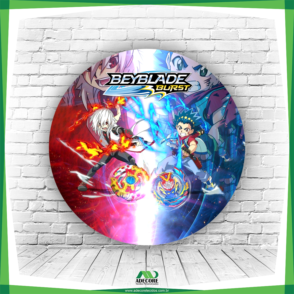 Painel Festa Tema Beyblade