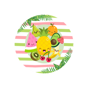 Kit Festa Redondo Blox Fruits - Decoração Infantil