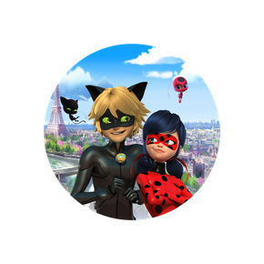 Painel Retangulo Ladybug Catnoir - Adecore Tecidos