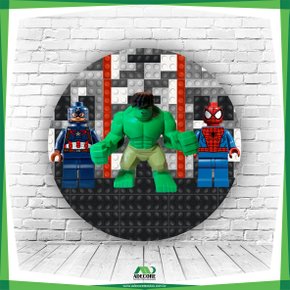Painel Redondo Lego Batman - Adecore Tecidos