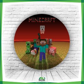 Lateral Reto Minecraft - Adecore Tecidos
