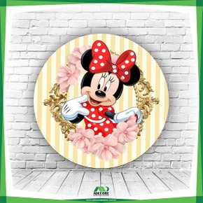 Painel Redondo Mickey - Adecore Tecidos