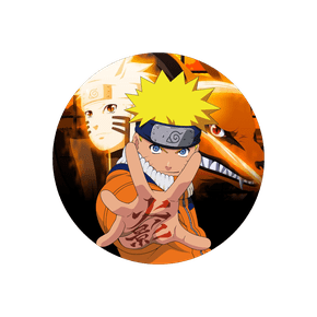 Mousepad Naruto Uzumaki Anime Desenho Fundo Laranja