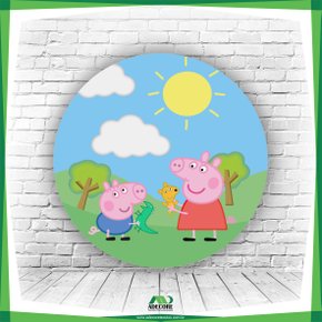 Casinha Peppa Pig  1,5m x 2,5m - Adecore Tecidos