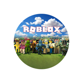 Painel Redondo Roblox Menina - Adecore Tecidos