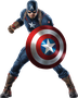 Display MDF Super-Heróis Capitão América Escudo