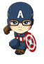 Display MDF Super-Heróis Mini Capitão América