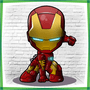 Display MDF Super-Heróis Mini Homem de Ferro