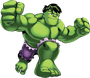 Display MDF Super-Heróis Mini Hulk Emo
