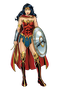 Display MDF Super-Heróis Mulher Maravilha Escudo