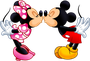 Display MDF Turma do Mickey: Mickey e Minnie Fofos