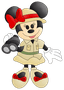 Display MDF Turma do Mickey: Minnie Com Binóculo