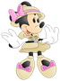 Display MDF Turma do Mickey: Minnie Espantada