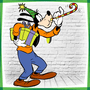 Display MDF Turma do Mickey: Pateta Festa de Aniversário