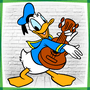 Display MDF Turma do Mickey: Pato Donald Tocando Violão