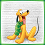 Display MDF Turma do Mickey: Pluto Com Cachecol