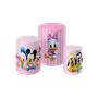 Kit Capa Para Cilindros Disney Rosa Baby Mickey