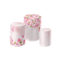 Kit Capa Para Cilindros Floral Rosa