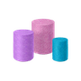 Kit Capa Para Cilindros Glitter Rosa Roxo Azul