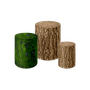 Kit capa para cilindros troncos e musgo