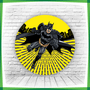 Painel Redondo Batman Amarelo