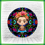 Painel Redondo Frida Kahlo