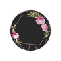 painel sublimado floral geométrico