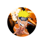Painel Redondo Naruto Kurama