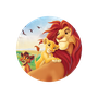 painel sublimado rei leão